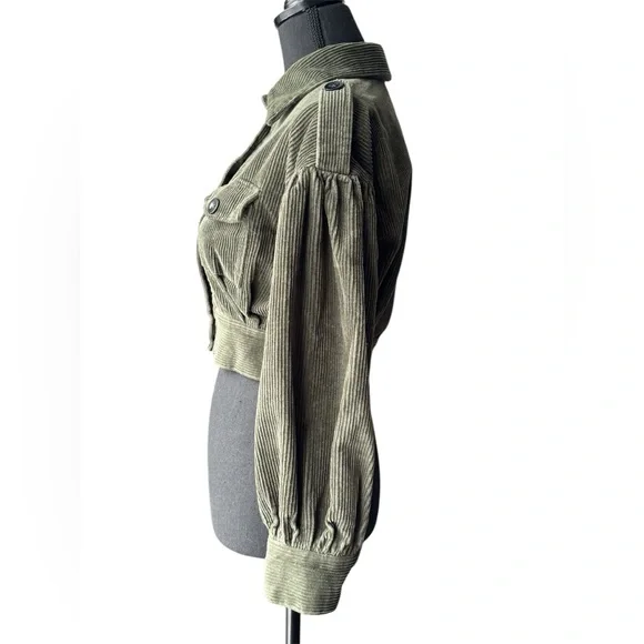 Cider Olive Corduroy Jacket - Picture 4 of 7